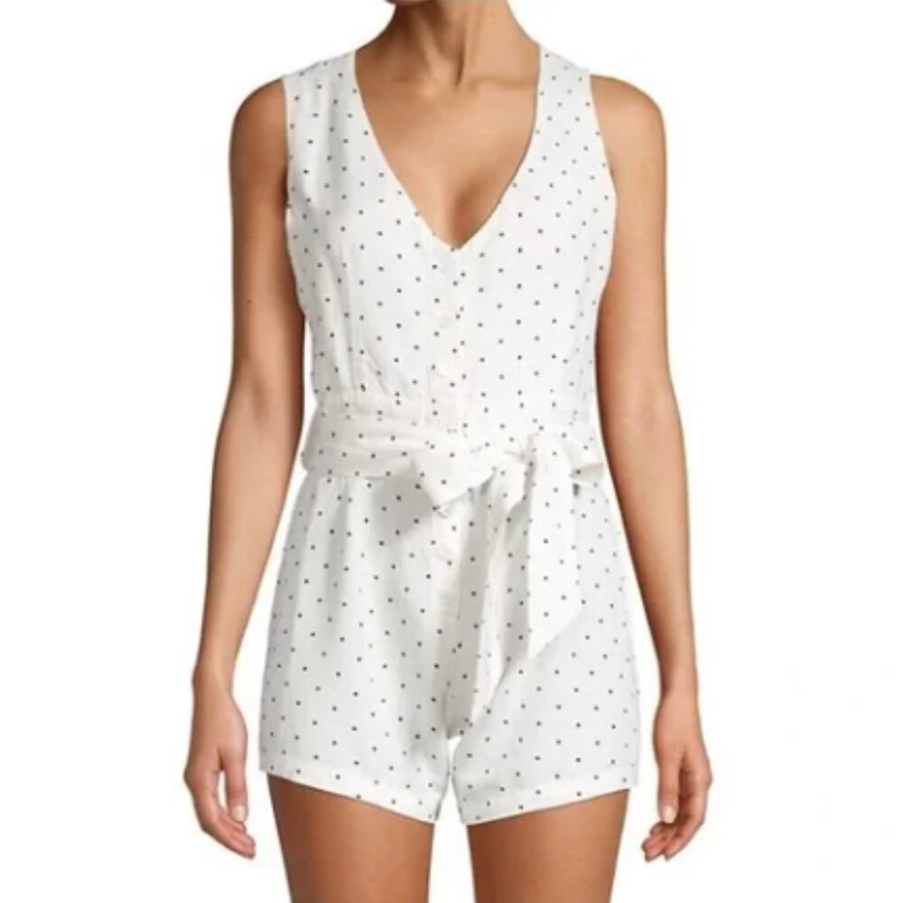 Rails Scarlett Polka Dot Belted Romper